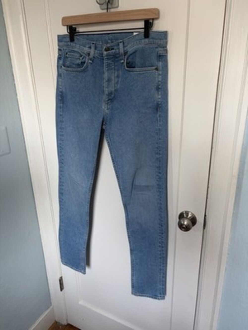 Rag & Bone Fit 2 Winthrop Jeans Mens 33x31 Slim Light Wash Denim Stretch